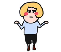 QQQ girl 3 sticker #11903800