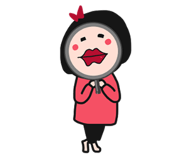 QQQ girl 3 sticker #11903803