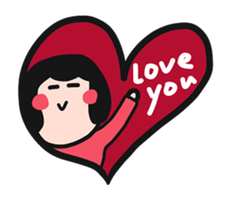 QQQ girl 3 sticker #11903807