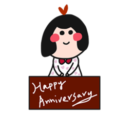 QQQ girl 3 sticker #11903808