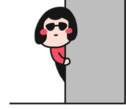 QQQ girl 3 sticker #11903810