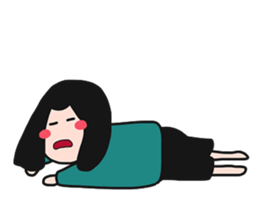 QQQ girl 3 sticker #11903813