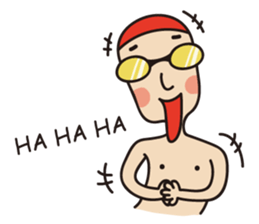 Swimmer R sticker #12066961