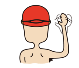 Swimmer R sticker #12066970