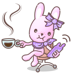 BunnyPirl - A pink-purple rabbit (TH)