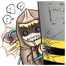 Forgotten clothes sticker #12097331