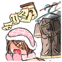 Forgotten clothes sticker #12097334