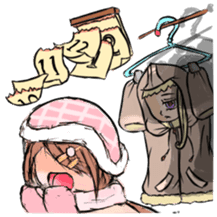 Forgotten clothes sticker #12097334