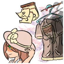 Forgotten clothes sticker #12097338