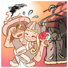 Forgotten clothes sticker #12097346