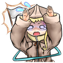 Forgotten clothes sticker #12097351