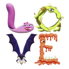 Letter Beasties sticker #12162061