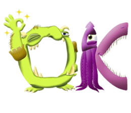 Letter Beasties sticker #12162062