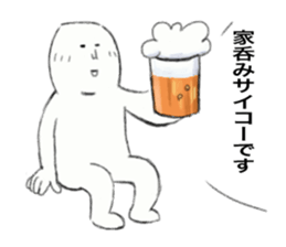 Because Middle-Aged Man sticker #12256149