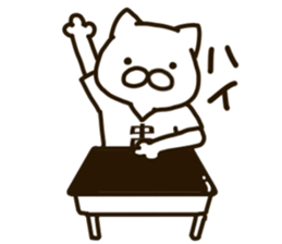 The NAKATA-cat sticker #12320950