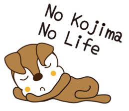 Sticker of Kojima,by Kojima,for Kojima! sticker #12395681