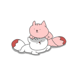 Daily life in a NYANPEI&ROXY sticker #12449129