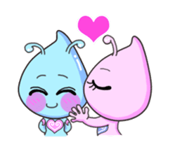 Flying "Pleia" The Cute Alien sticker #12451610