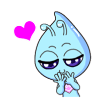 Flying "Pleia" The Cute Alien sticker #12451613