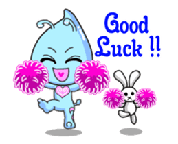 Flying "Pleia" The Cute Alien sticker #12451615