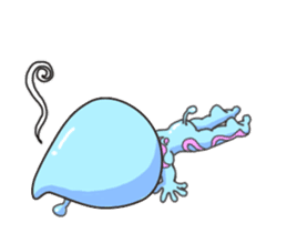 Flying "Pleia" The Cute Alien sticker #12451618