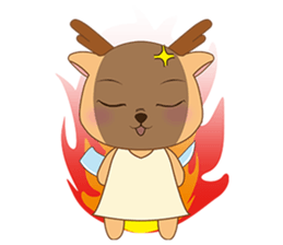 Shiba&deer daily life sticker #12461364