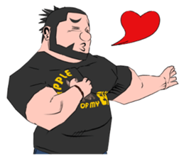 RE: Beard Bear Man sticker #12484950