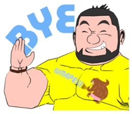 RE: Beard Bear Man sticker #12484965