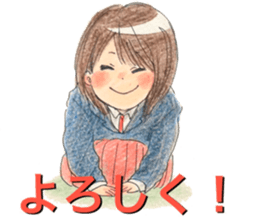 yurika kawaii sticker sticker #12517167