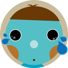 the blue boy sticker #12535048