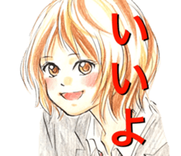 yurika manga sticker sticker #12567006