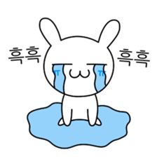 Korean Bunny1 sticker #12661464