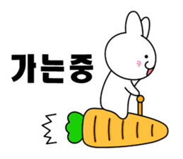 Korean Bunny1 sticker #12661470