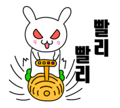 Korean Bunny1 sticker #12661471