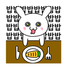 Korean Bunny1 sticker #12661482