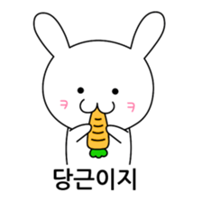 Korean Bunny1 sticker #12661483