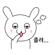 Korean Bunny1 sticker #12661490
