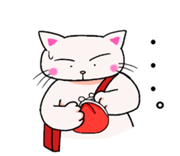 The cat Buck likes sticker #12665619