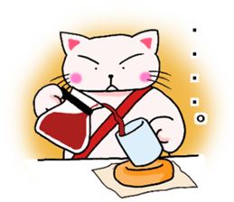 The cat Buck likes sticker #12665634