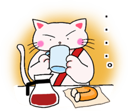 The cat Buck likes sticker #12665635