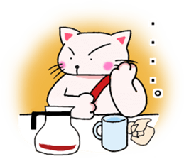 The cat Buck likes sticker #12665636