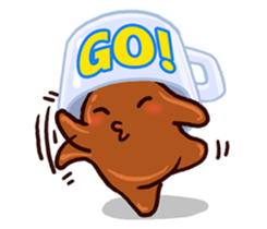 Coffee baby sticker #12682491