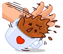 Coffee baby sticker #12682501