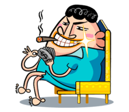 Fat boy x Naughty Girl sticker #12692987