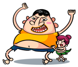 Fat boy x Naughty Girl sticker #12693004