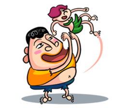 Fat boy x Naughty Girl sticker #12693007