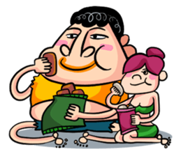 Fat boy x Naughty Girl sticker #12693008