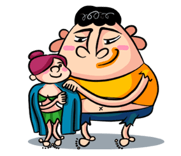 Fat boy x Naughty Girl sticker #12693009