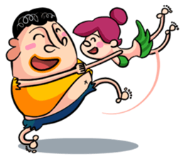 Fat boy x Naughty Girl sticker #12693011