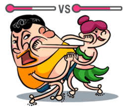 Fat boy x Naughty Girl sticker #12693012